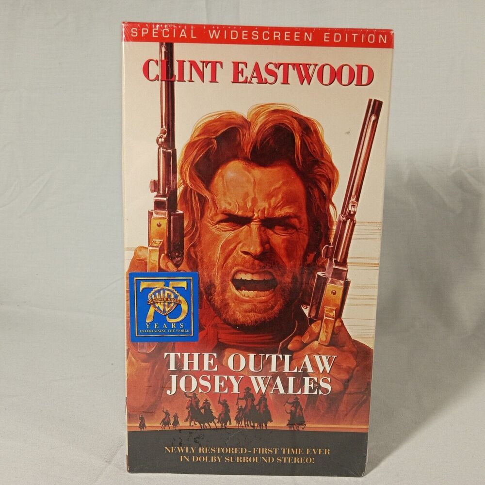 The Outlaw Josey Wales VHS WB 75 Years Edition Factory Sealed New Clint Eastwood